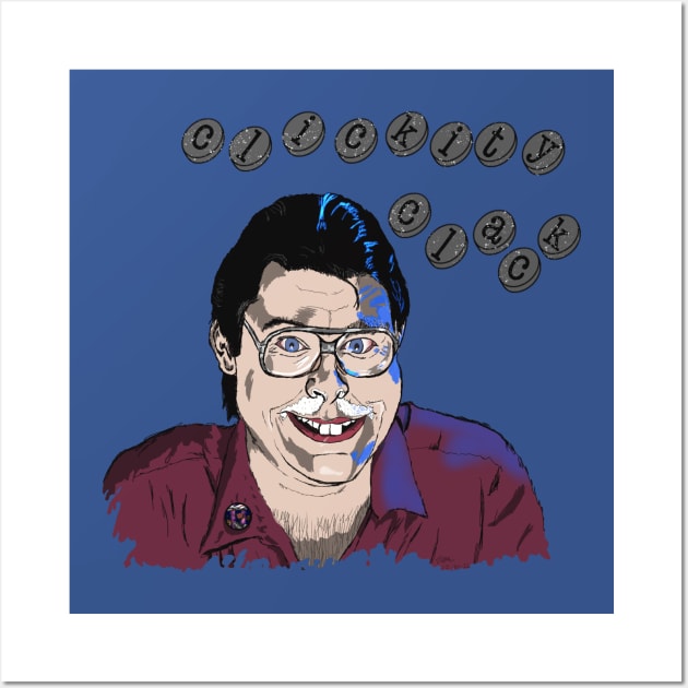 Stephen King Wall Art by Thread Dazzle